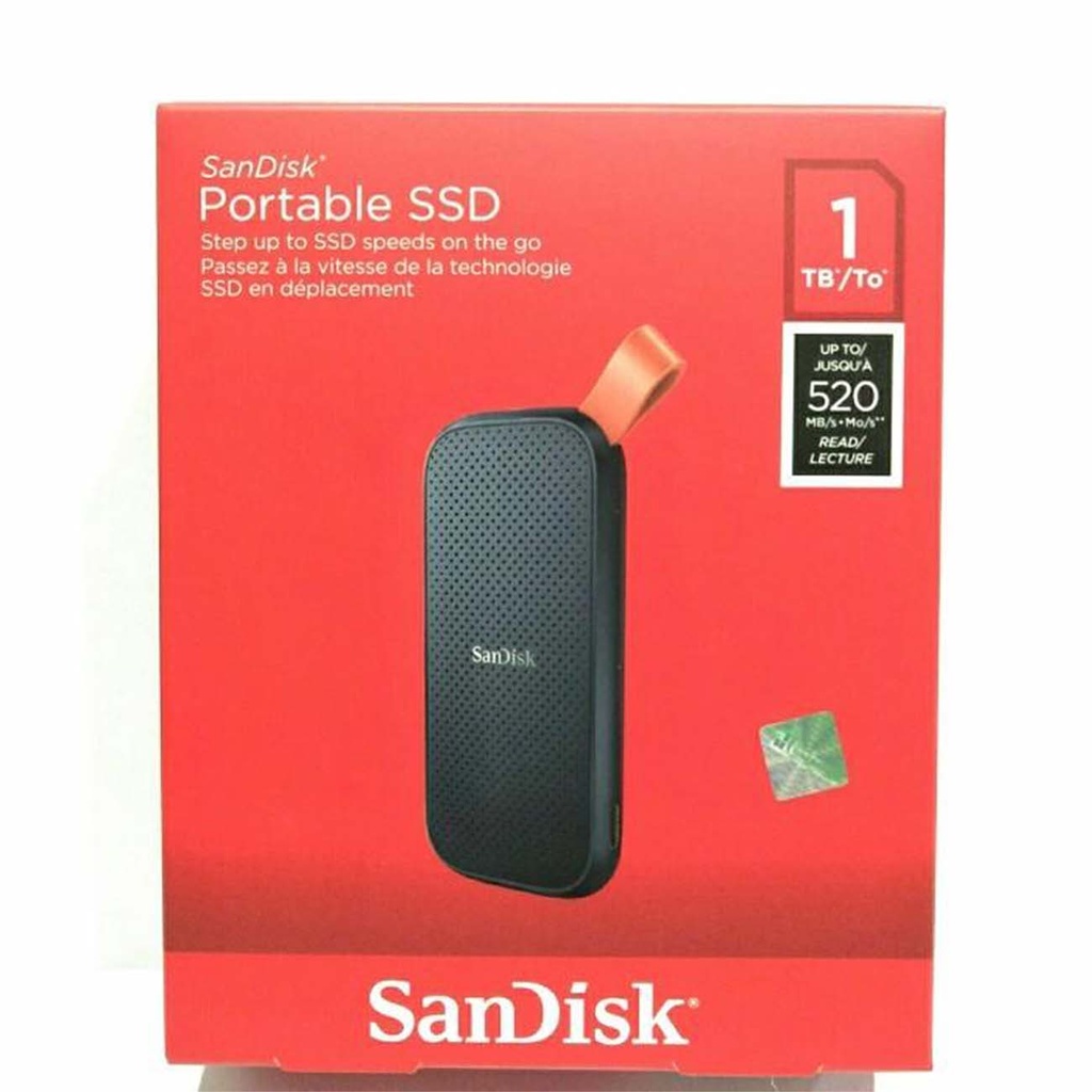 SanDisk E30 Extreme Portable SSD 1TB 520M/s External Hard Drive USB 3.1 Type-C