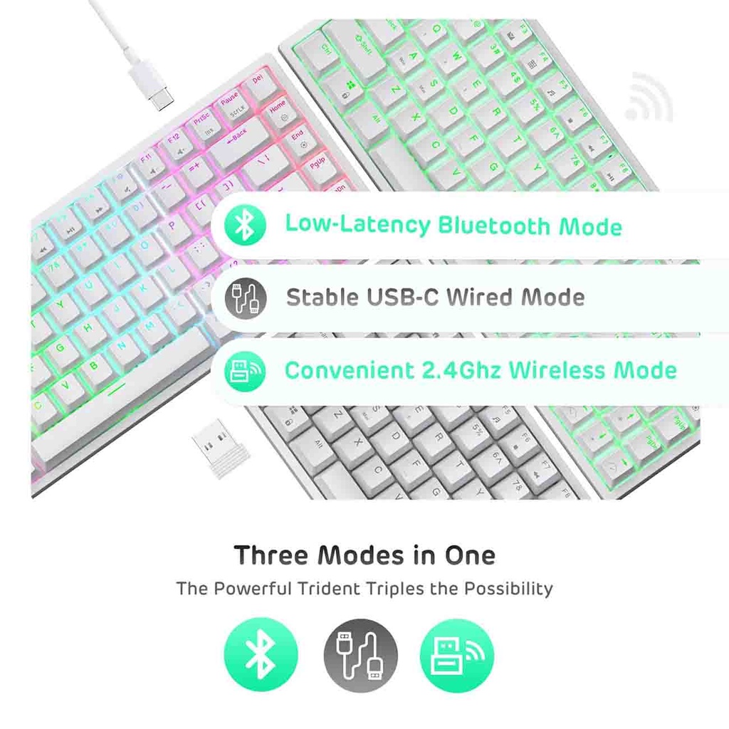 RK84 75% Wireless Hotswap Mechanical Keyboard