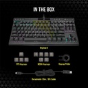 CORSAIR K70 RGB TKL CHAMPION SERIES Mechanical Gaming Keyboard — CHERRY MX Red