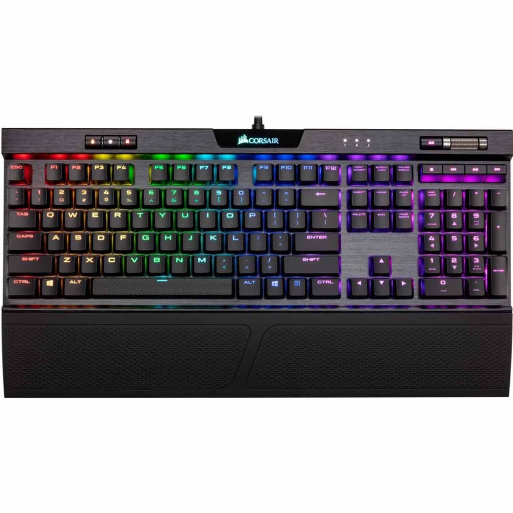 CORSAIR K70 RGB MK.2 Low Profile Mechanical Gaming Keyboard — CHERRY® MX Low Profile Red