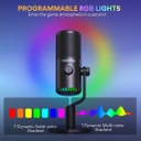 MAONO DM30 RGB USB Microphone