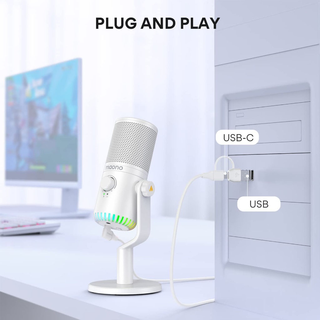 MAONO DM30 RGB USB Microphone