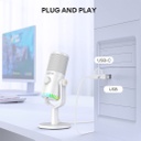 MAONO DM30 RGB USB Microphone