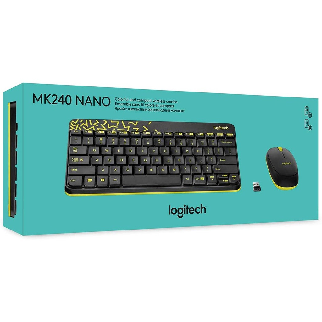 Logitech MK240 NANO Mouse and Keyboard Combo