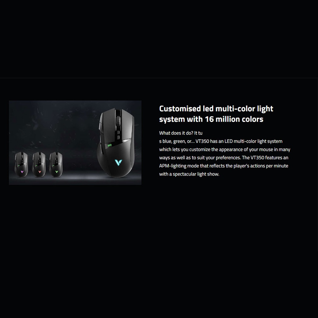 RABOO VT350 Gaming Wireless &amp; Wired Mouse