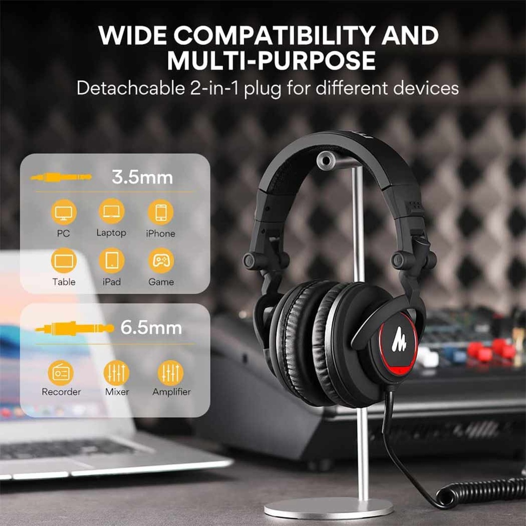 MAONO AU-MH501 Stereo Monitor Headphones