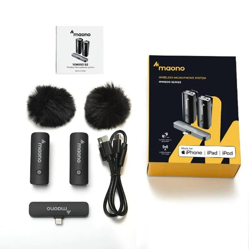 MAONO WM600 Compact Wireless Microphone System