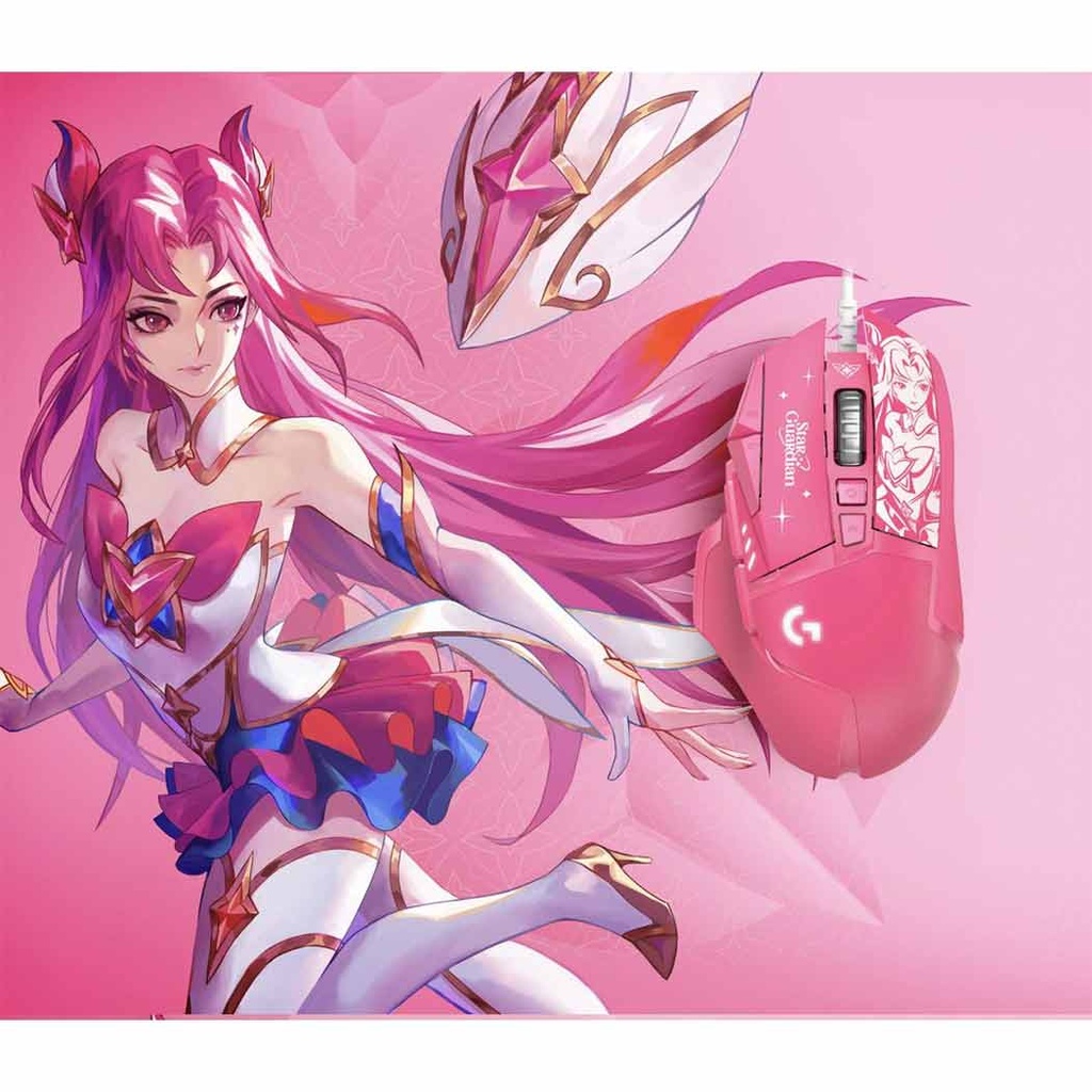 Logitech x League of Legends Universe Star Guardian Akali/Ahri/Kai'sa Limited Edition G502 HERO Gaming Mouse