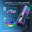 MAONO DM30 RGB USB Microphone