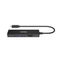 UNITEK Type C to 3*USB3.1 Ports( SuperSpeed) + SD TF Card Reader