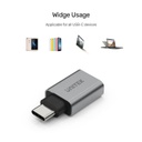 UNITEK USB3.1 USB-C (Male) to USB-A (Female) Aluminum Adaptor