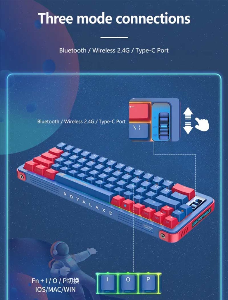 ROYAL AXE Y68 KEYBOARD