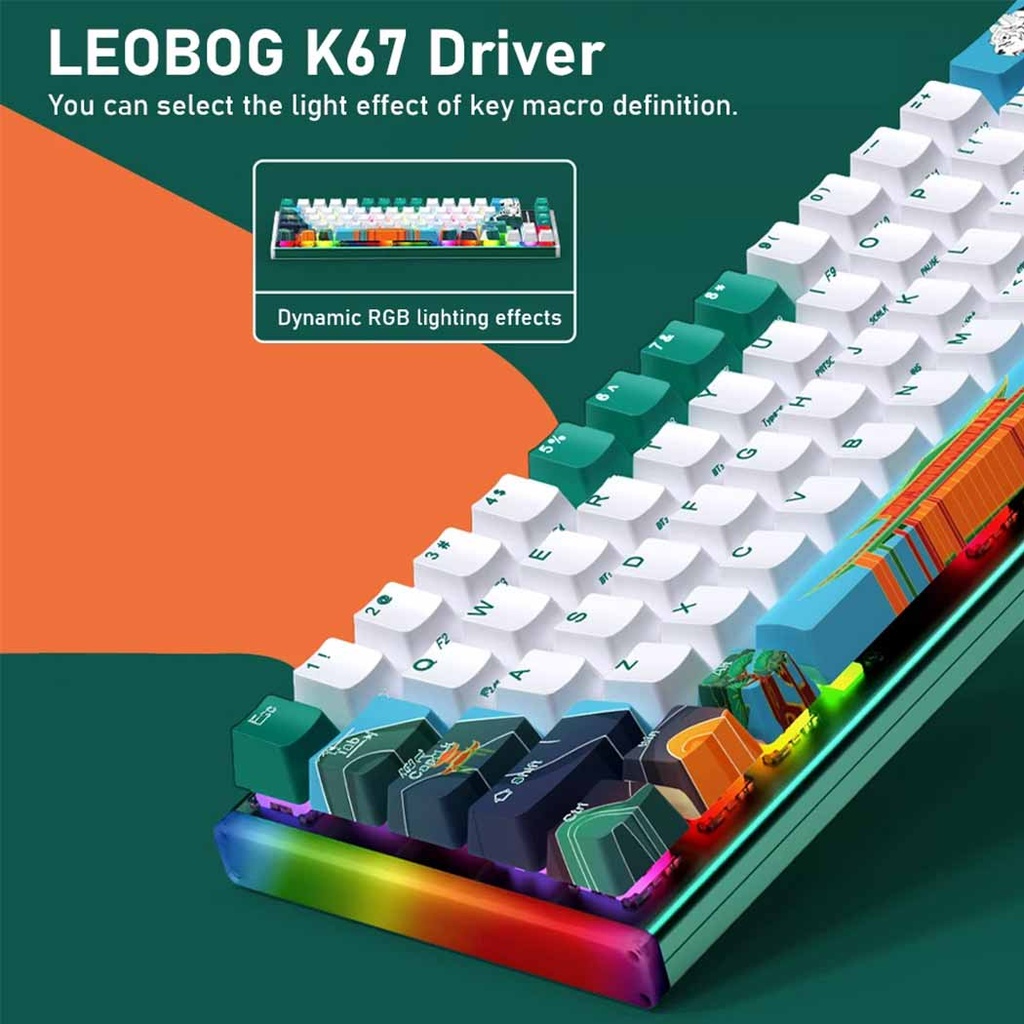 Leobog K67 Hotswap Mechanical Gaming Keyboard