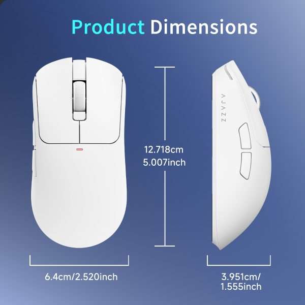 Ajazz AJ200 NL AI MC AI Wireless Gaming Mouse Voice (Charging Base Version)-Activated