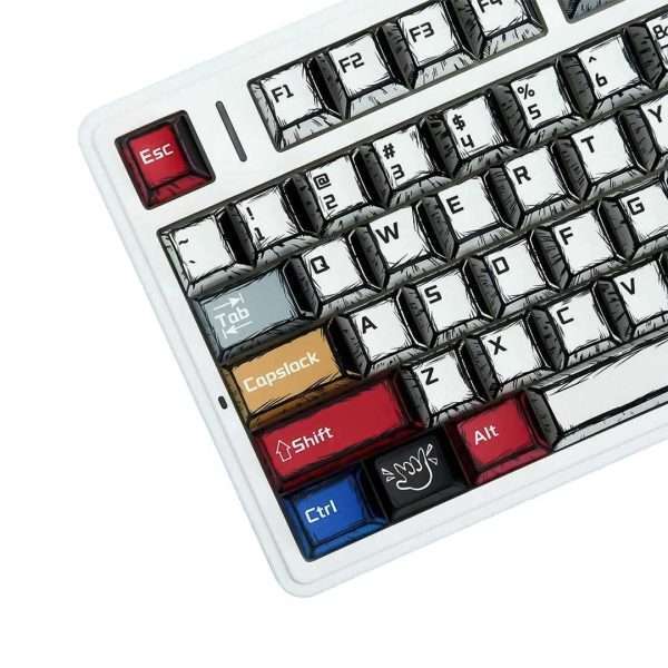 Aula F75 Pro Wireless + Bluetooth HotSwap Mechanical RGB Gaming Keyboard (Comics – Reaper Switch)