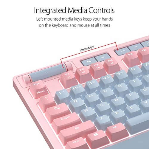 Asus XA01 Strix FLARE Keyboard PNK