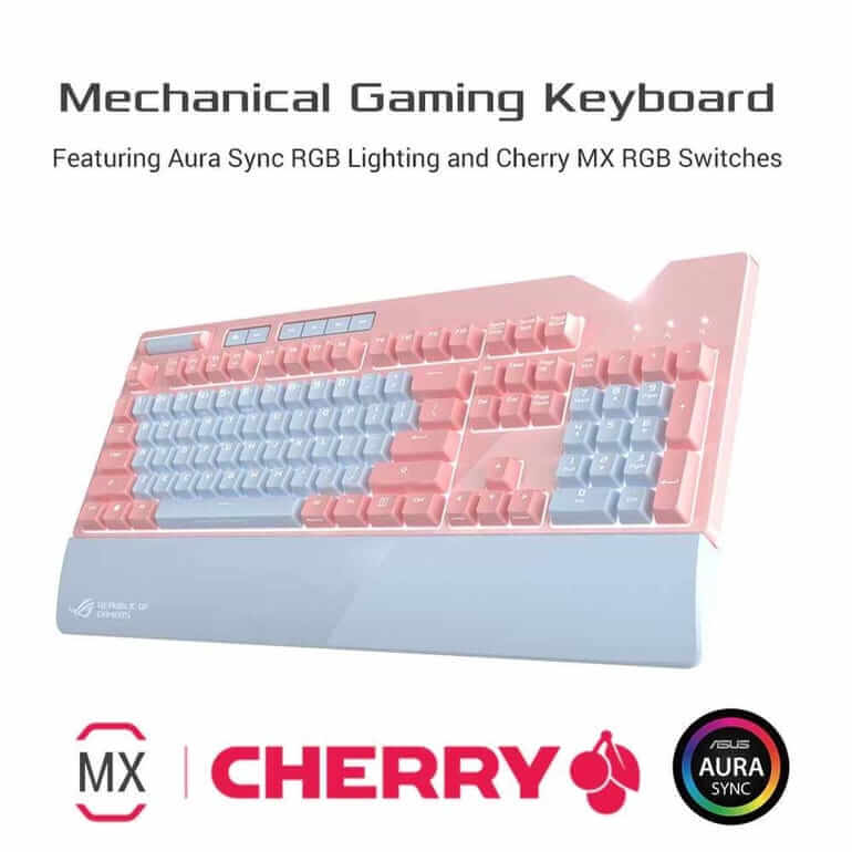 Asus XA01 Strix FLARE Keyboard PNK