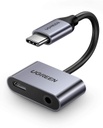 UGREEN USB-C to 3.5mm + USB-C Charing