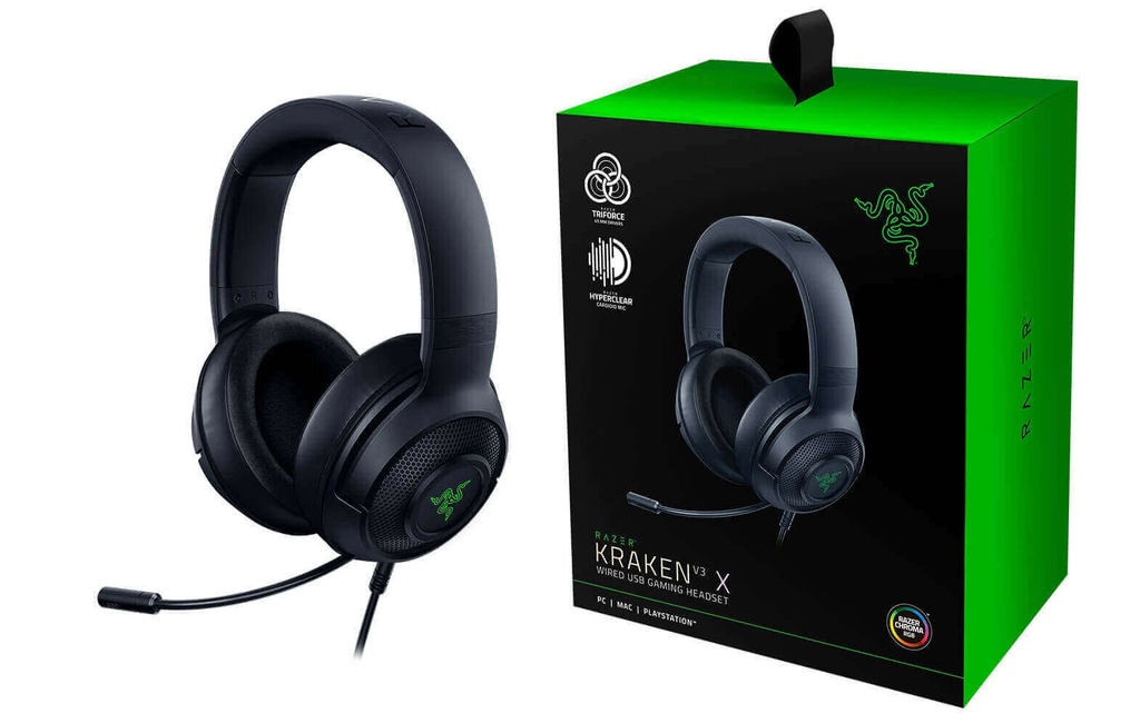 Razer Kraken V3 X Wired USB Gaming Headset