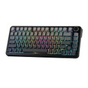 AJAZZ AK820 MAX PLUS Wireless + Bluetooth HotSwap Mechanical RGB Gaming Keyboard (Gradient Black)