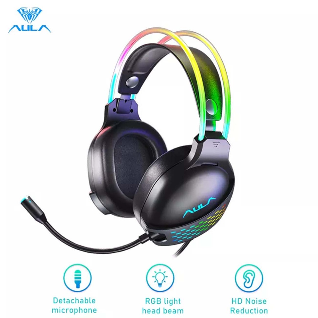 AULA S503 Gaming USB Headset RGB