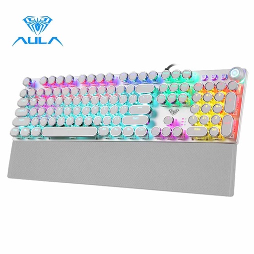 Aula F2088S Mechanical Keyboard (White)